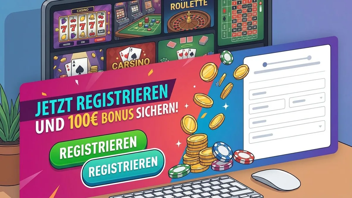 Registrierung mit Bonus